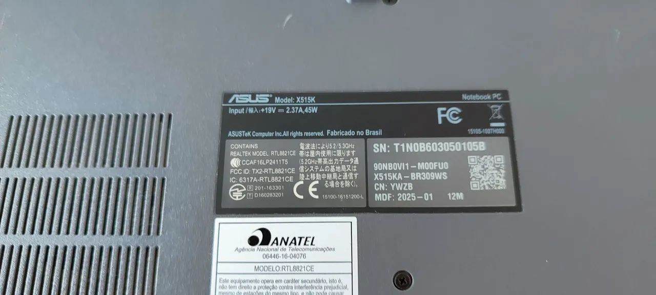 Notebook Asus