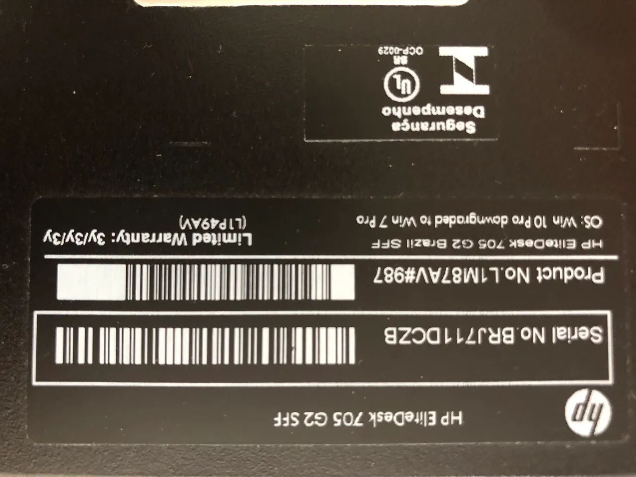 HP EliteDesk 705 G2 SFF - Foto 5