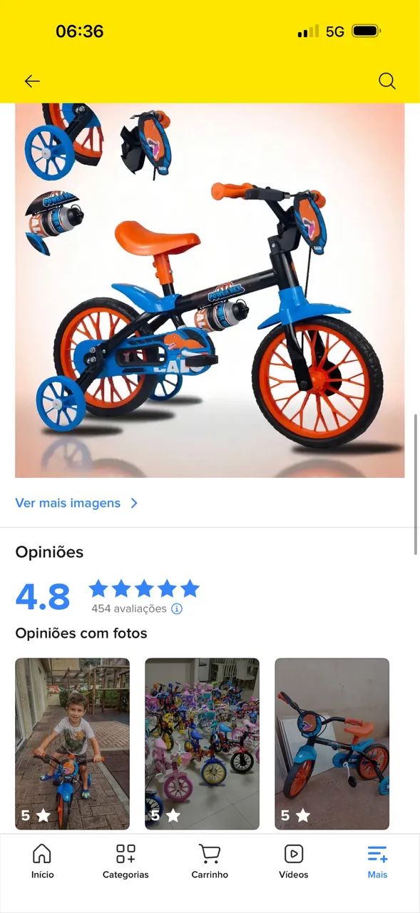 Bicicleta infantil - Foto 5
