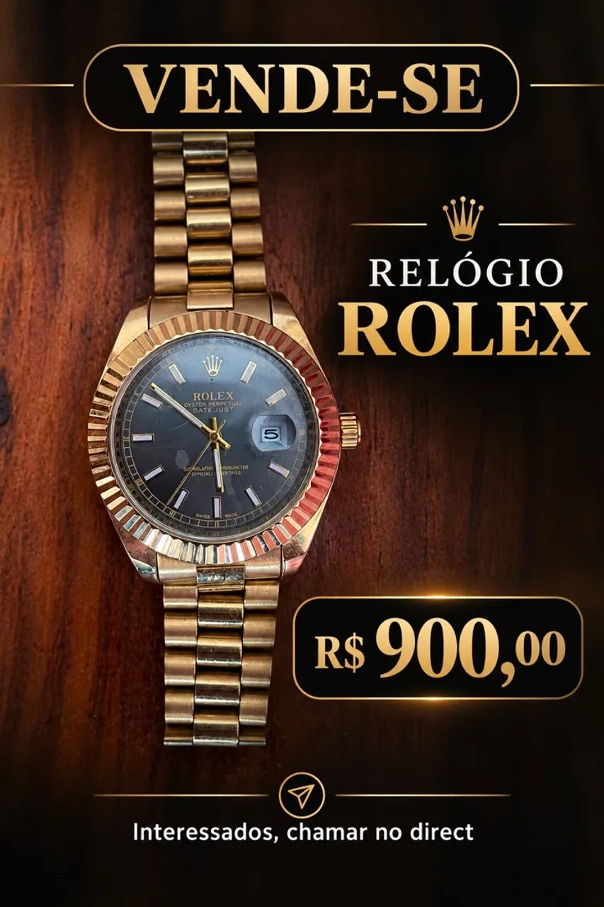 Vende-se relógio Rolex 