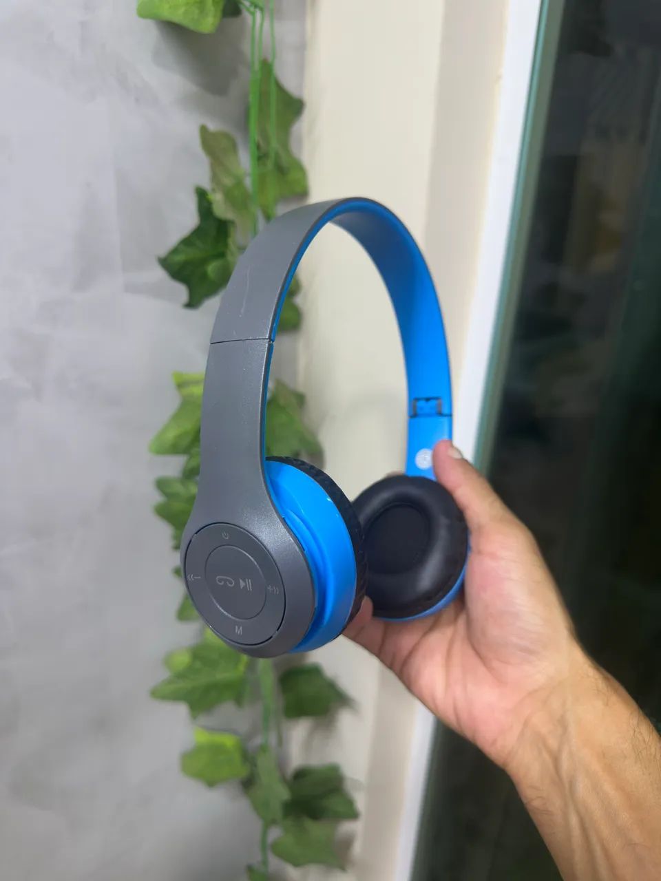 Fone Bluetooth P47 Azul - Entrega imediata - Foto 3