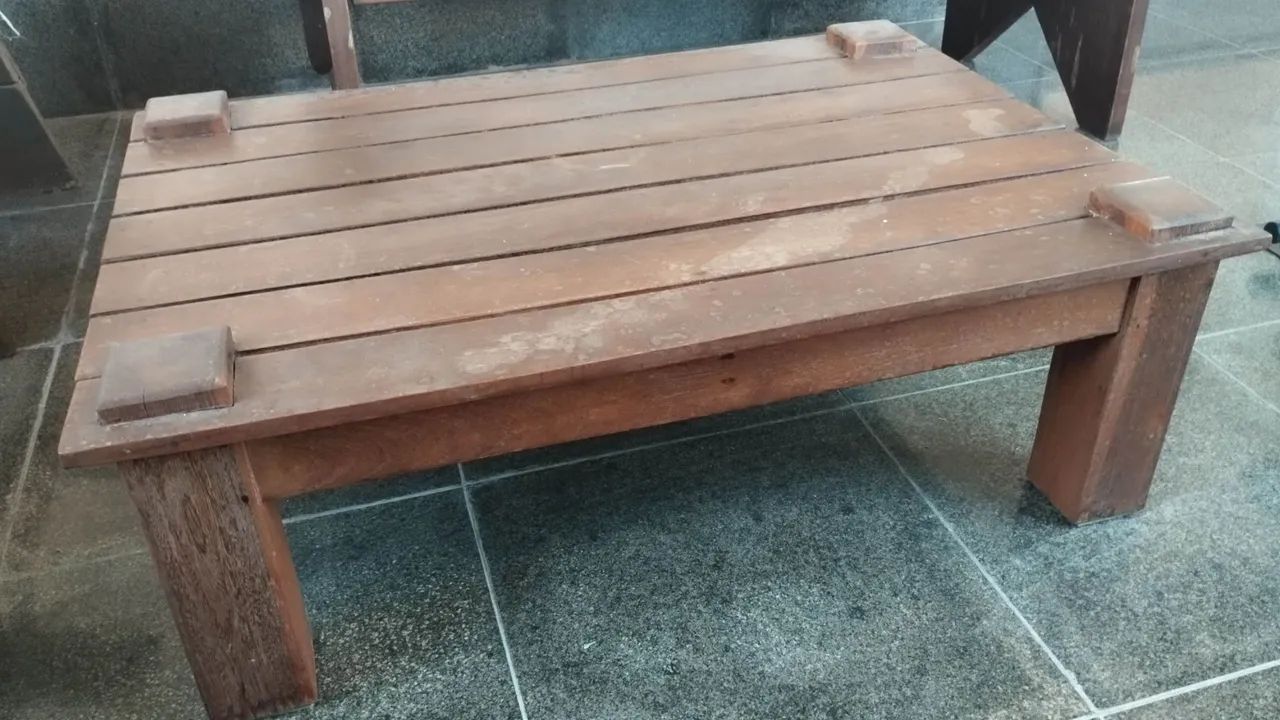 Mesa de centro madeira maciça  - Foto 2