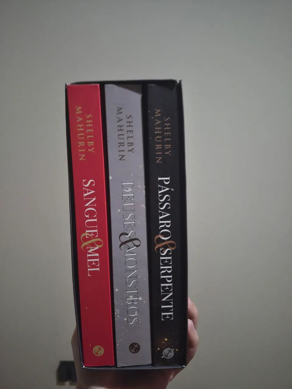 Box livros passaro e serpente