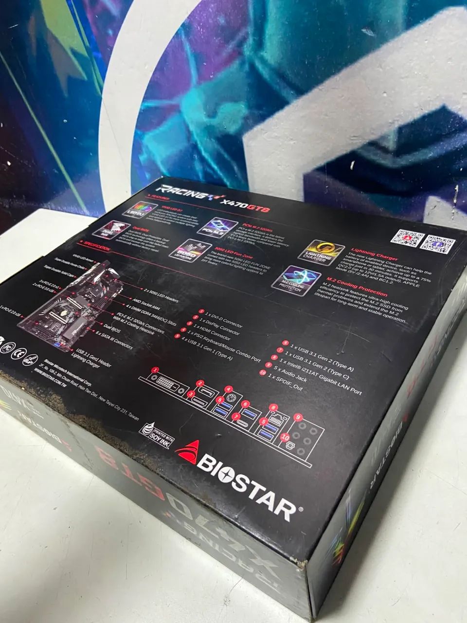 ? Placa-Mãe Biostar Racing X470 GT8 - Alto Desempenho para Gamers e Criadores! ? - Foto 3