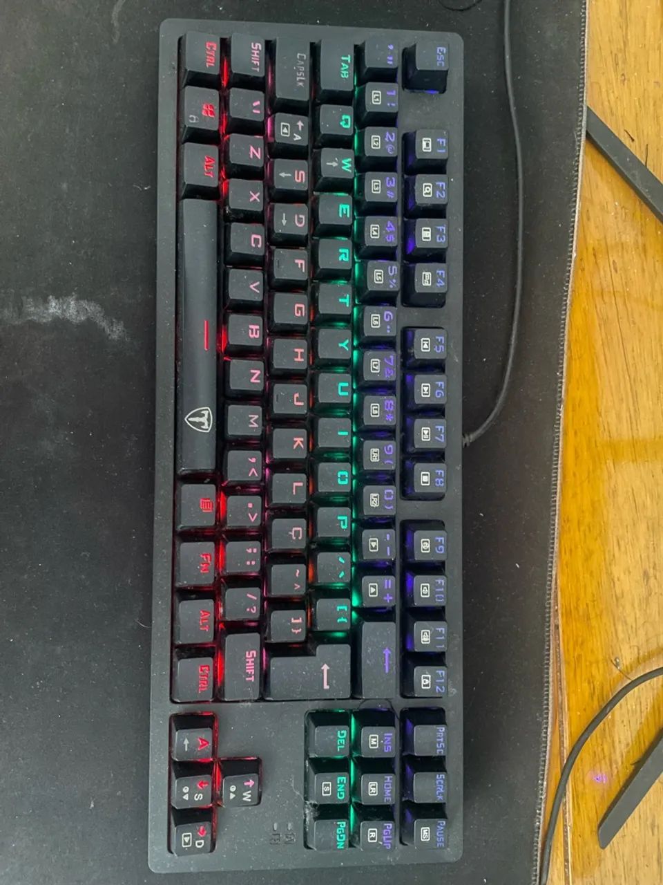 Teclado Gamer Mecânico T-Dagger switch azul - Foto 2