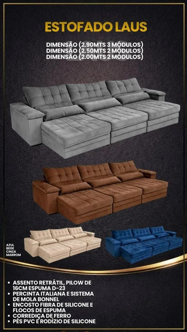 Sofa retrátil 