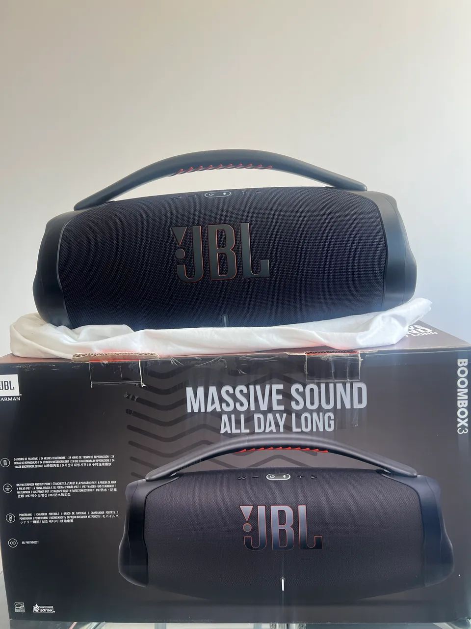 JBL Bombox 3 c/caixa e nota fiscal - Foto 2