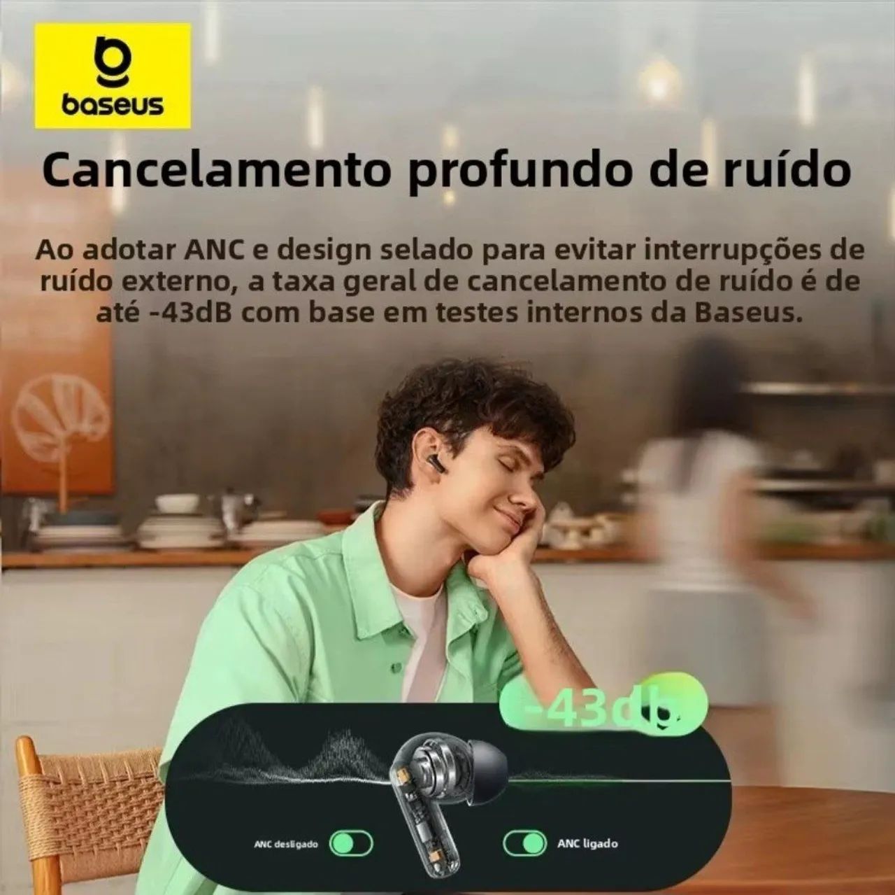 Fone Baseus EP10 - Foto 3