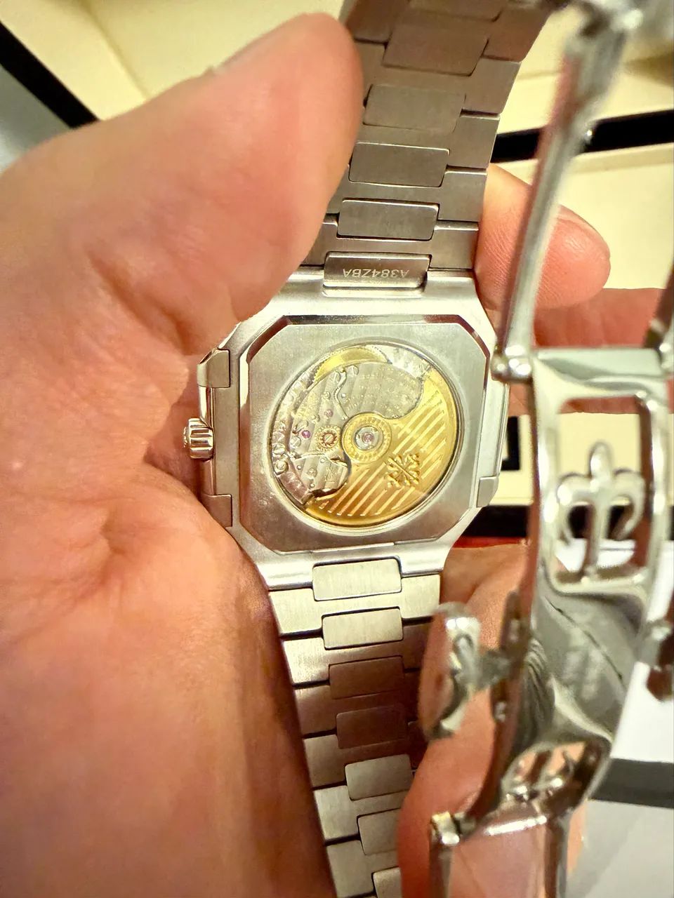 Relógio PATEK PHILIPPE Cubitus 40mm Automático Mostrador Azul (SUPER CLONE) - Foto 3