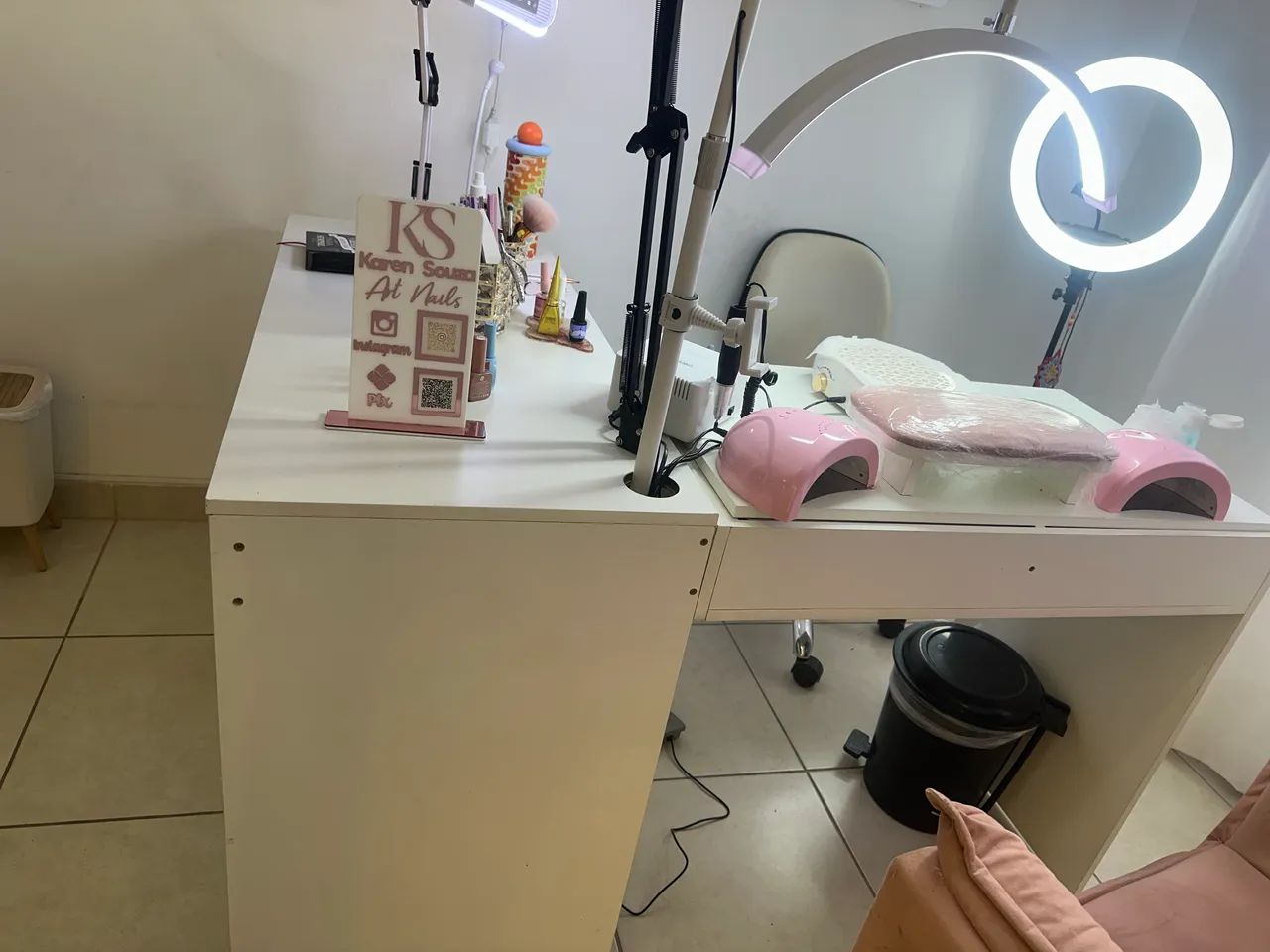 MESA EM L PARA MANICURE - Foto 2