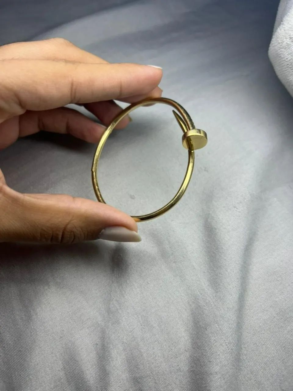 Pulseira Prego Cartier - Ouro 18k - Foto 3