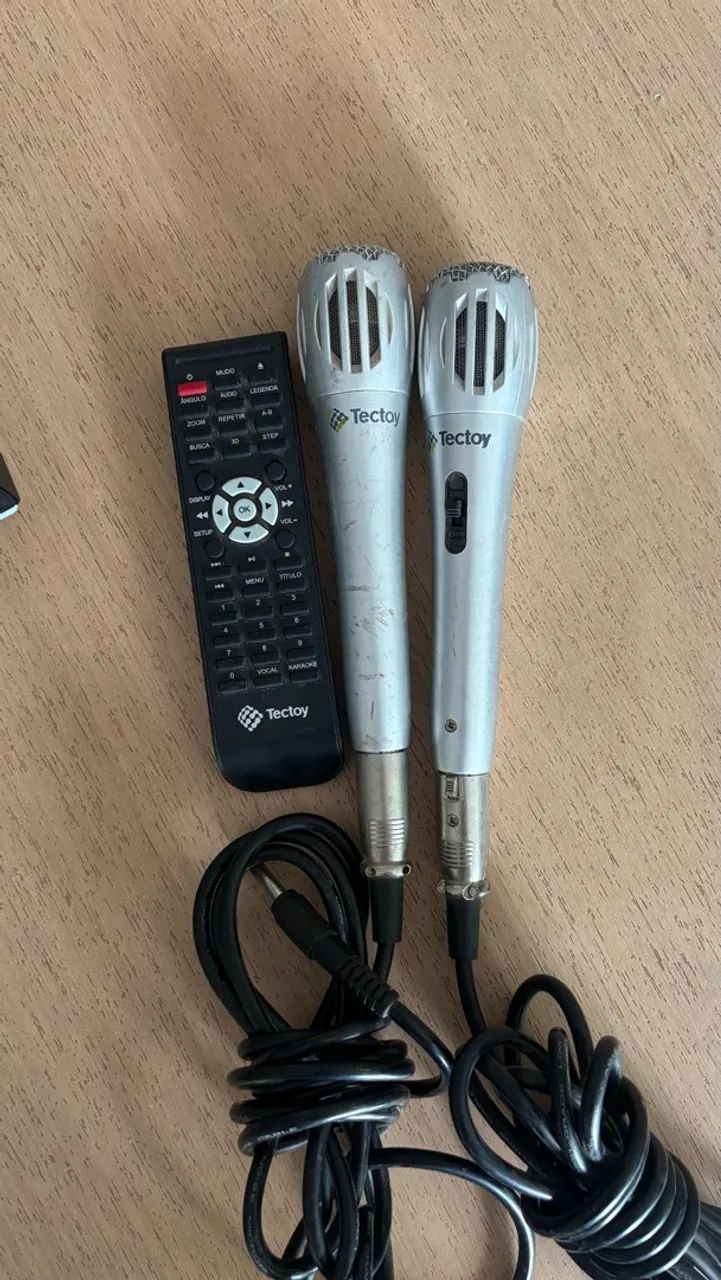 Karaokê tectoy + 2 microfones - Foto 4