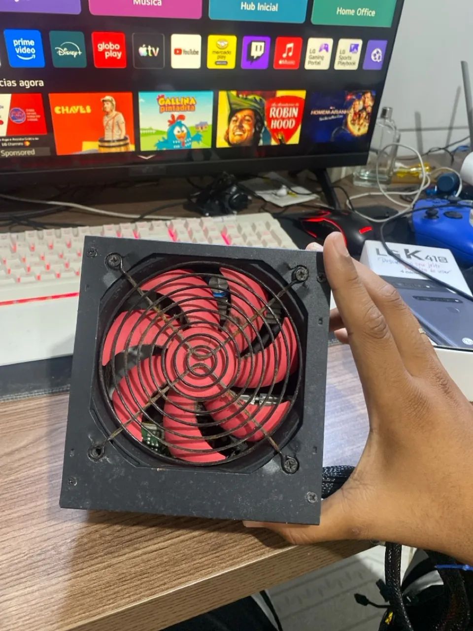 Fonte de pc, porém ta há um tempo parado. - Foto 2