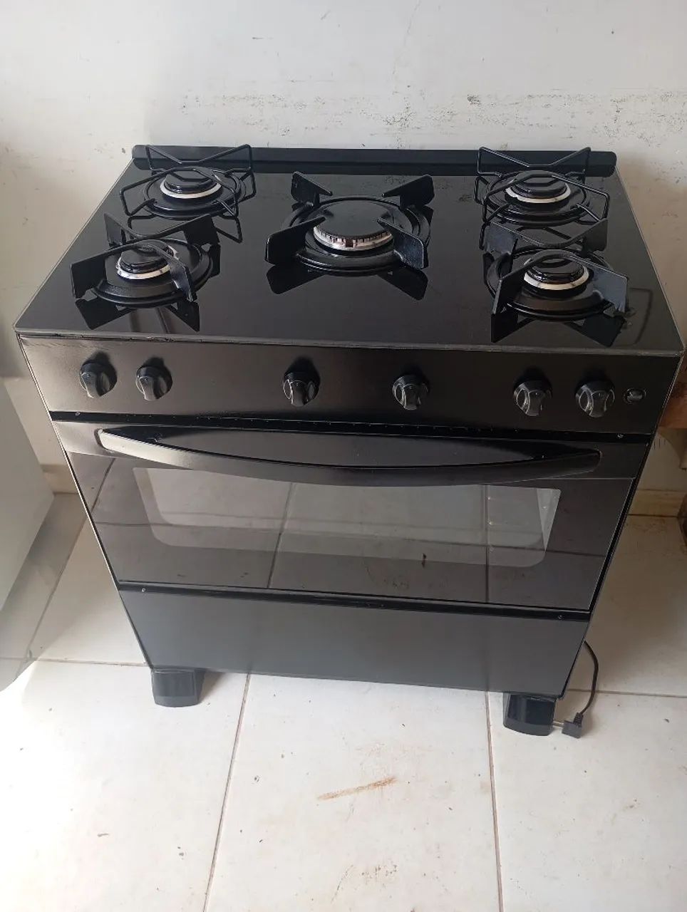 Fogão mesa de vidro 5 bocas 