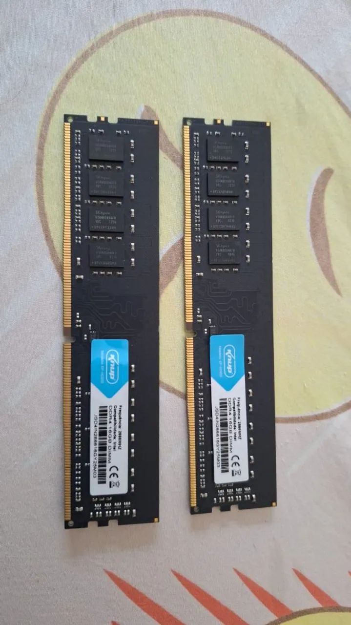 32GB Memória Ram DDR4 2666hz (Intel)