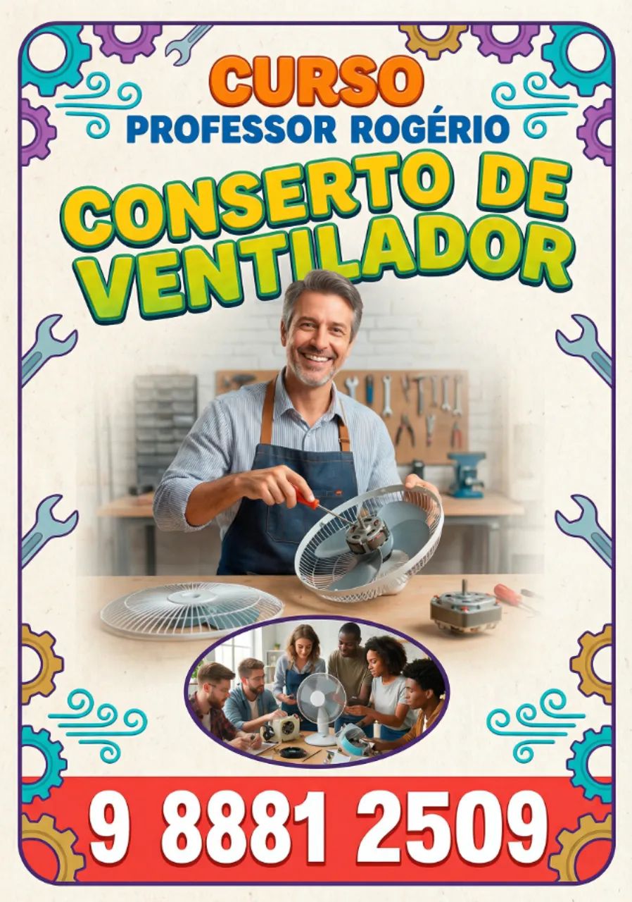  CURSO DE CONSERTO DE VENTILADOR EM FORTALEZA - 