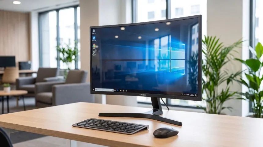 Monitor Samsung Curvo 24" (C24F390) - Usado em perfeito estado