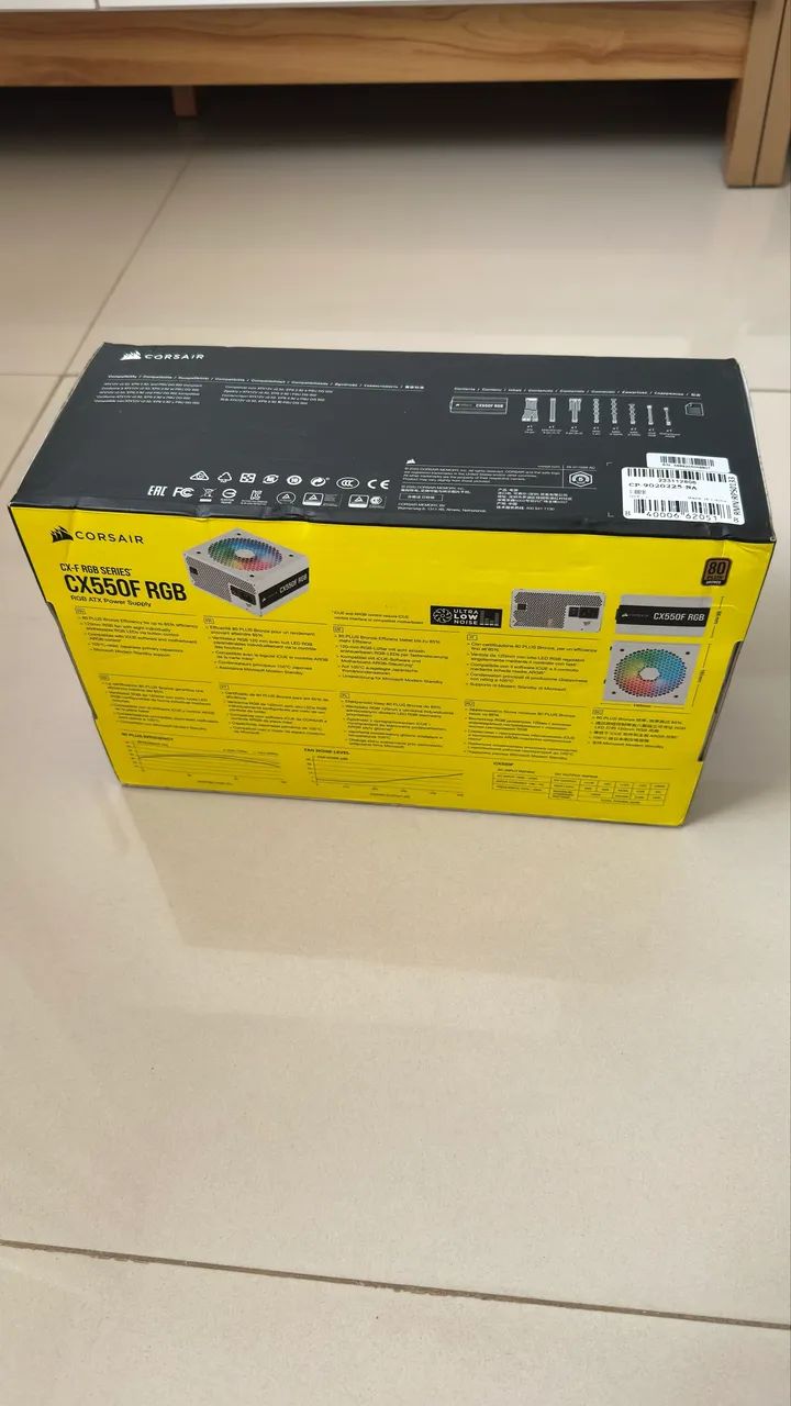 Fonte CX550F RGB Branca - Foto 3