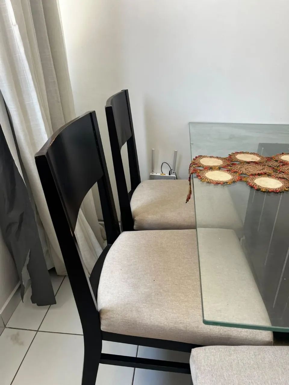 Mesa 6 Lugares de vidro, com preço bom !  - Foto 2