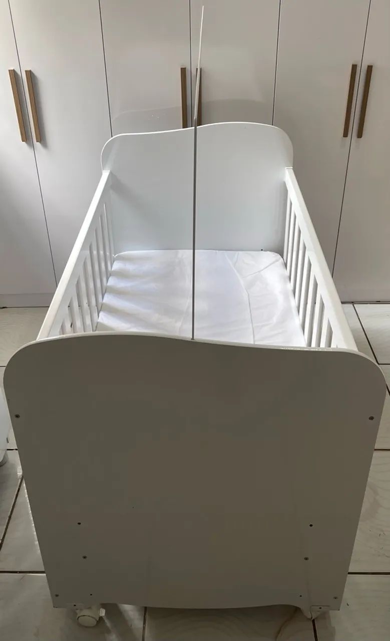 Berço branco- MDF - Foto 4