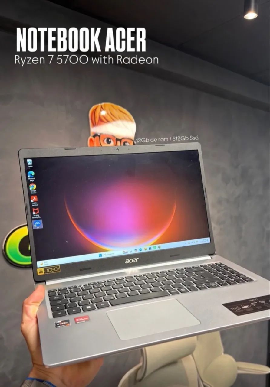 Notebook novo sem detalhe 