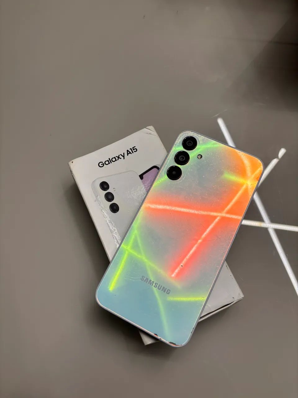 Samsung Galaxy A15 128GB Branco - Conservado, com Caixa - Foto 3