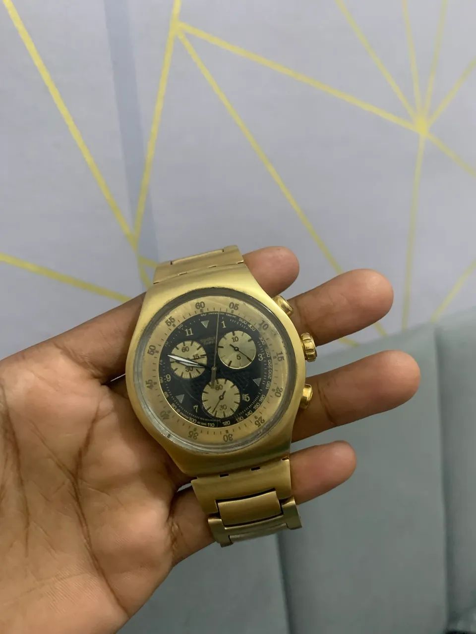 Swatch Pirâmide Cara Preta - Foto 2