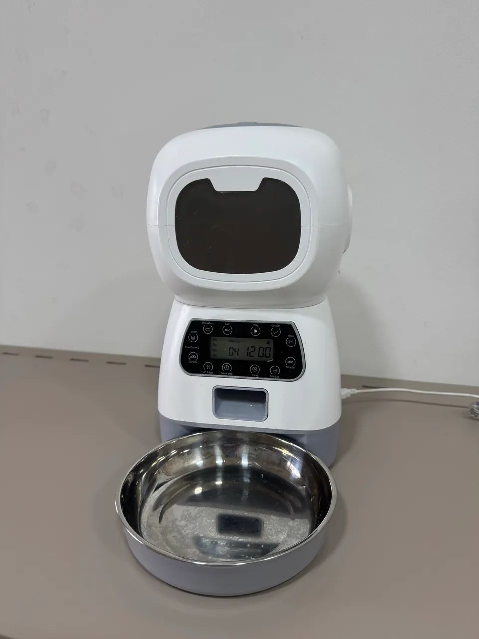 Alimentador comedouro automático para cães e gatos programável  - Foto 4