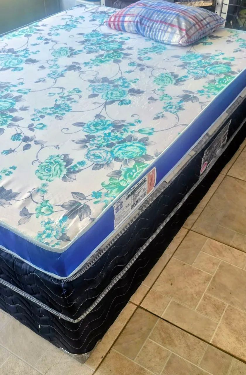 Cama Casal Box com Colchão - Foto 2