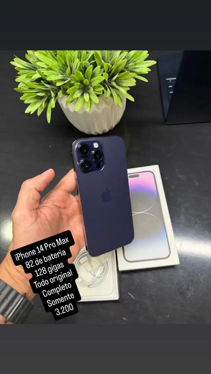 iPhone 14 Pro Max /128 gigas/ completo 