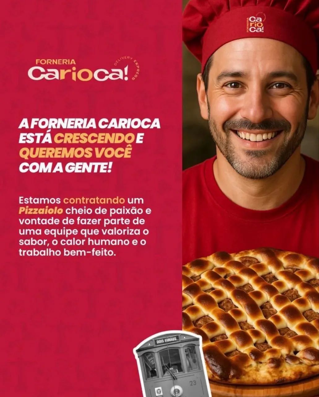 Vaga Pizzaiolo - Copacabana 