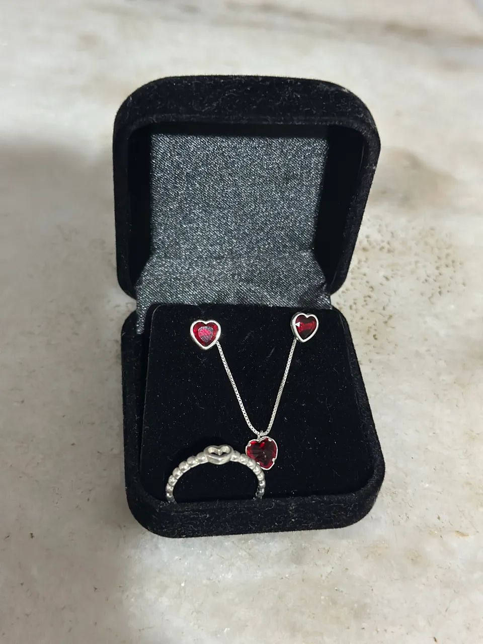 Conjunto de Prata Feminino 