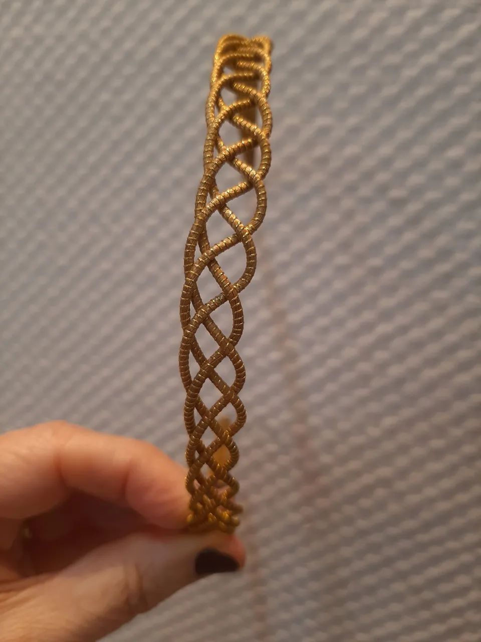 Conjunto de anel e tiara de Capim Dourado - Foto 3
