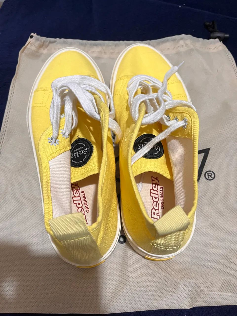 Tênis Redley amarelo cano alto semi novo  - Foto 4