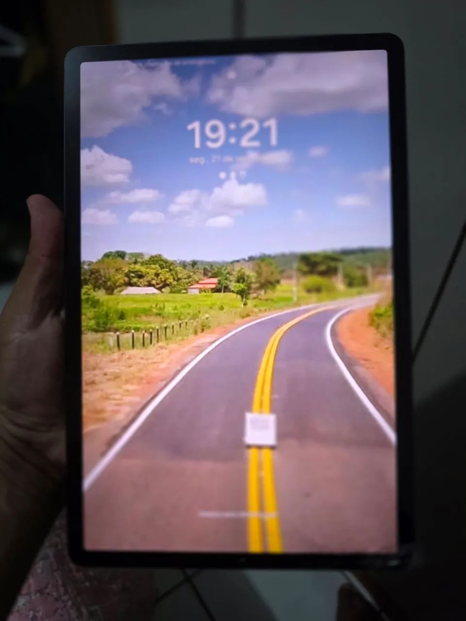 Samsung Galaxy Tab S7 FE 128GB LTE 4G - Funciona Perfeitamente (Detalhe no Vidro)