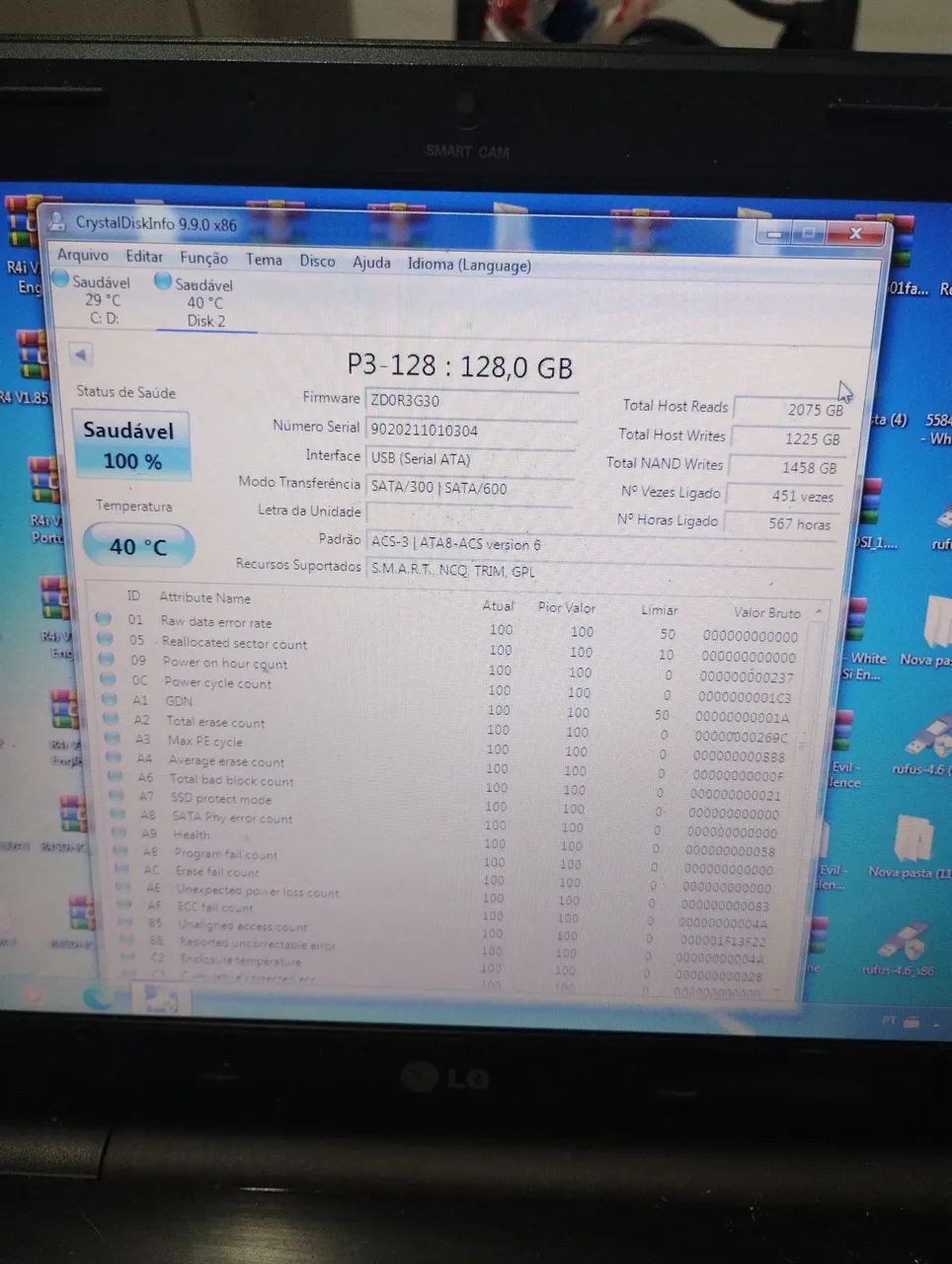 SSD 128gb no estado leia  - Foto 3