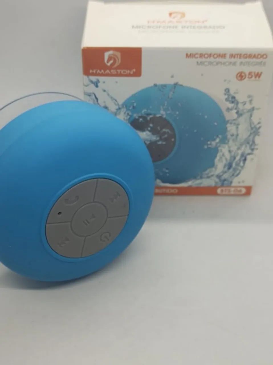 CAIXA DE SOM BLUETOOTH À PROVA D?ÁGUA COM VENTOSA - Foto 5