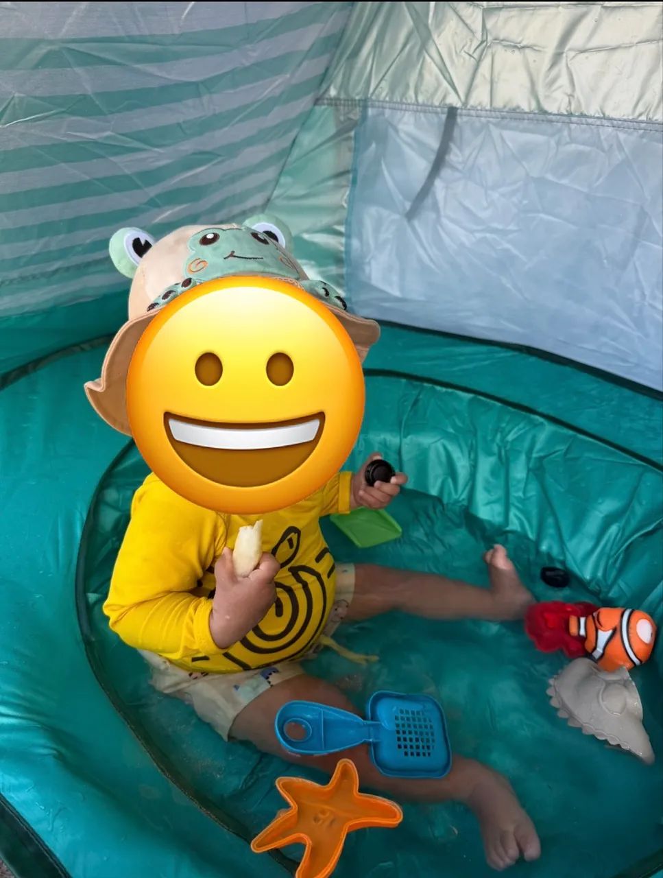 Barraca de praia infantil 