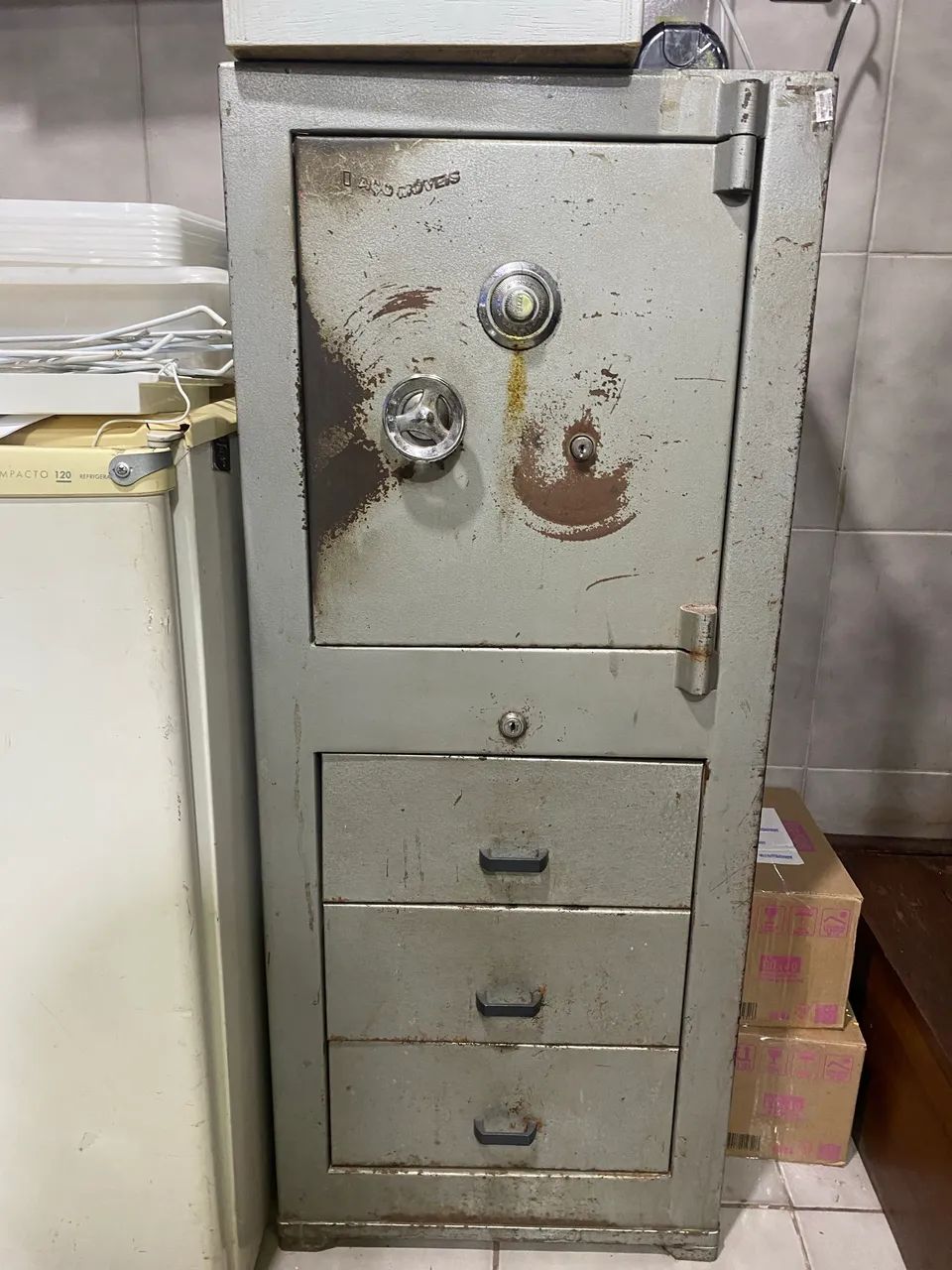 Cofre arquivo de aço 