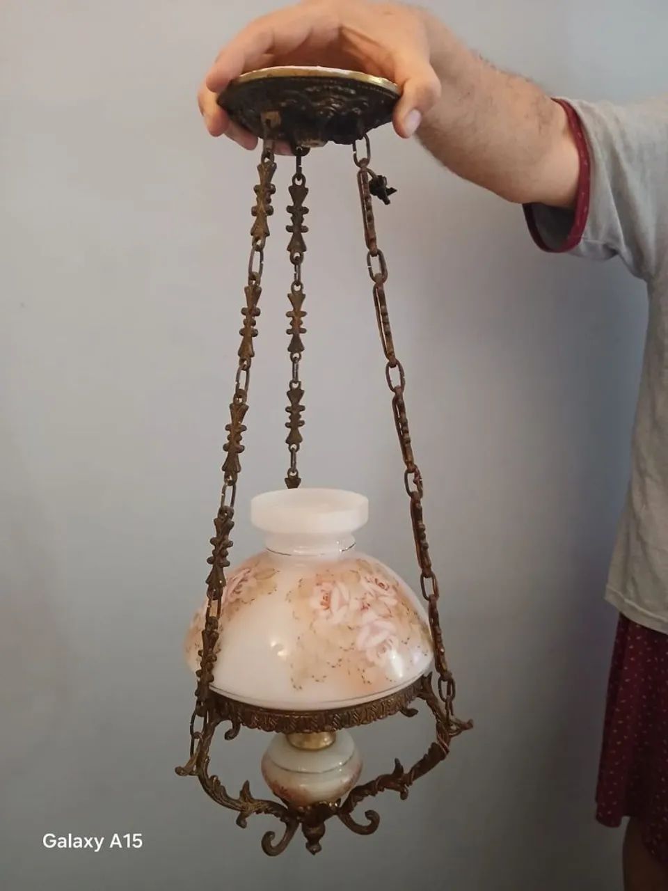 Antigo lustre em cúpula  - Foto 3