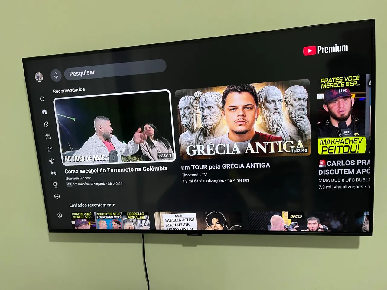 Tv Smart Samsung 43 Polegadas Crystal 4K UHD  - Foto 2