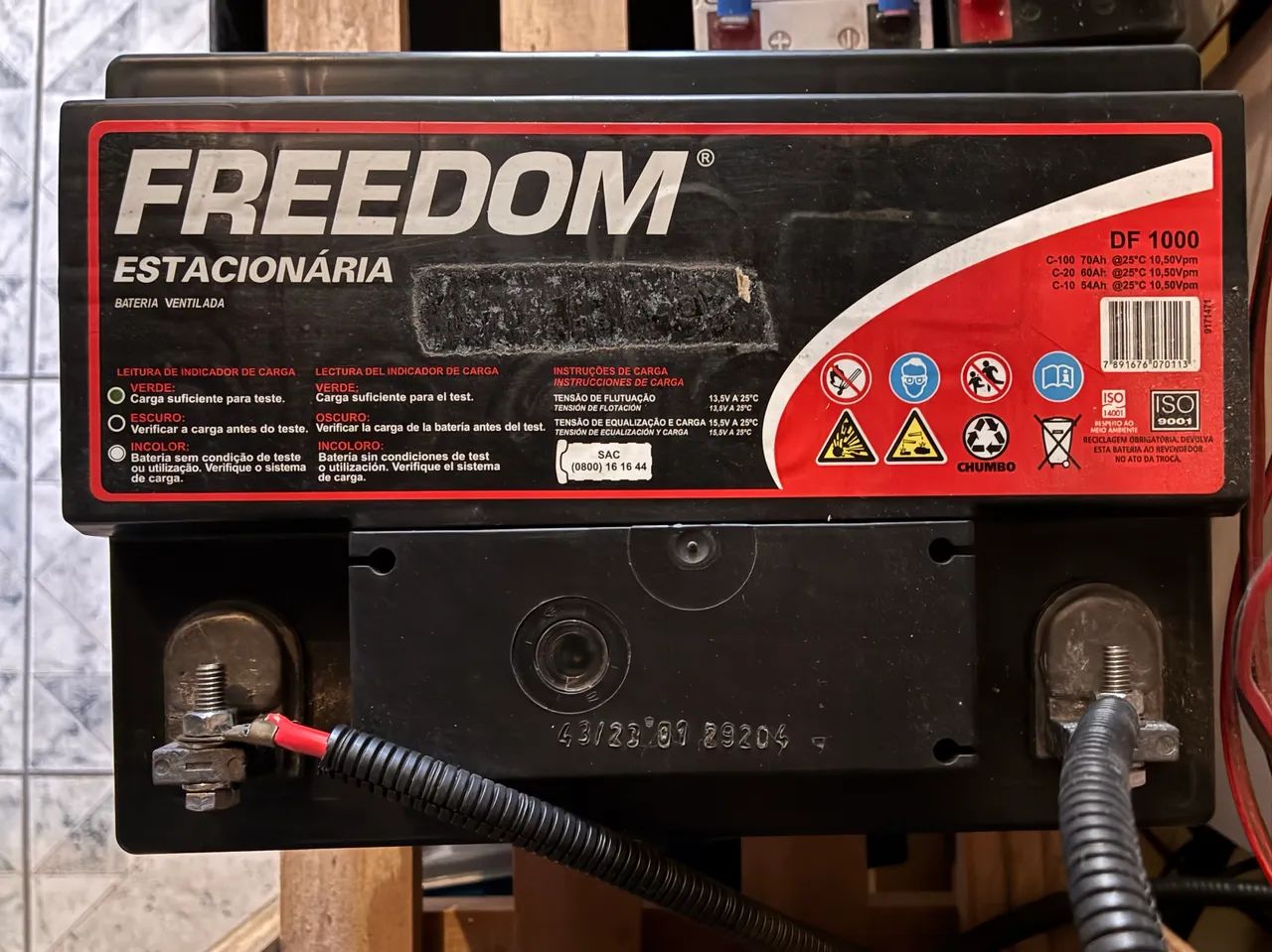 Bateria Solar Freedom DF1000
