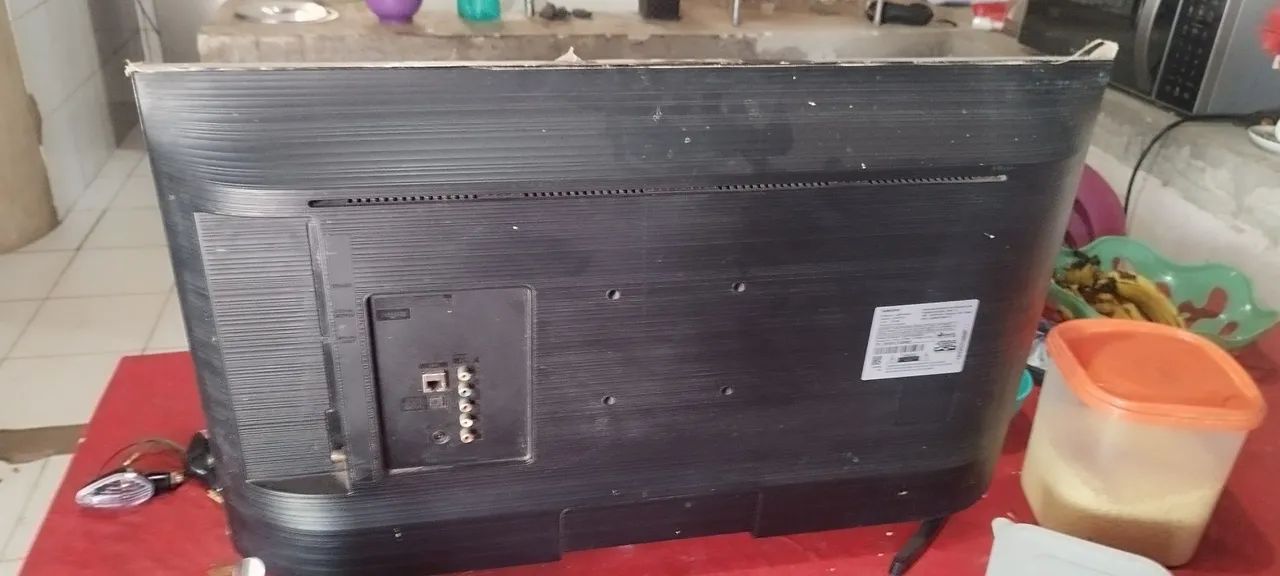  smartv 32 polegadas Samsung com defeito na tela  - Foto 4