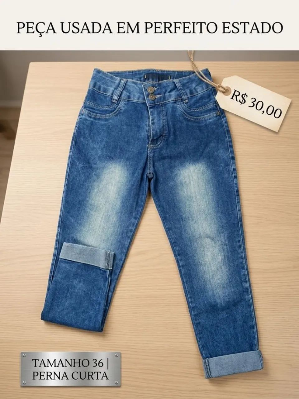 Calça perna curta 