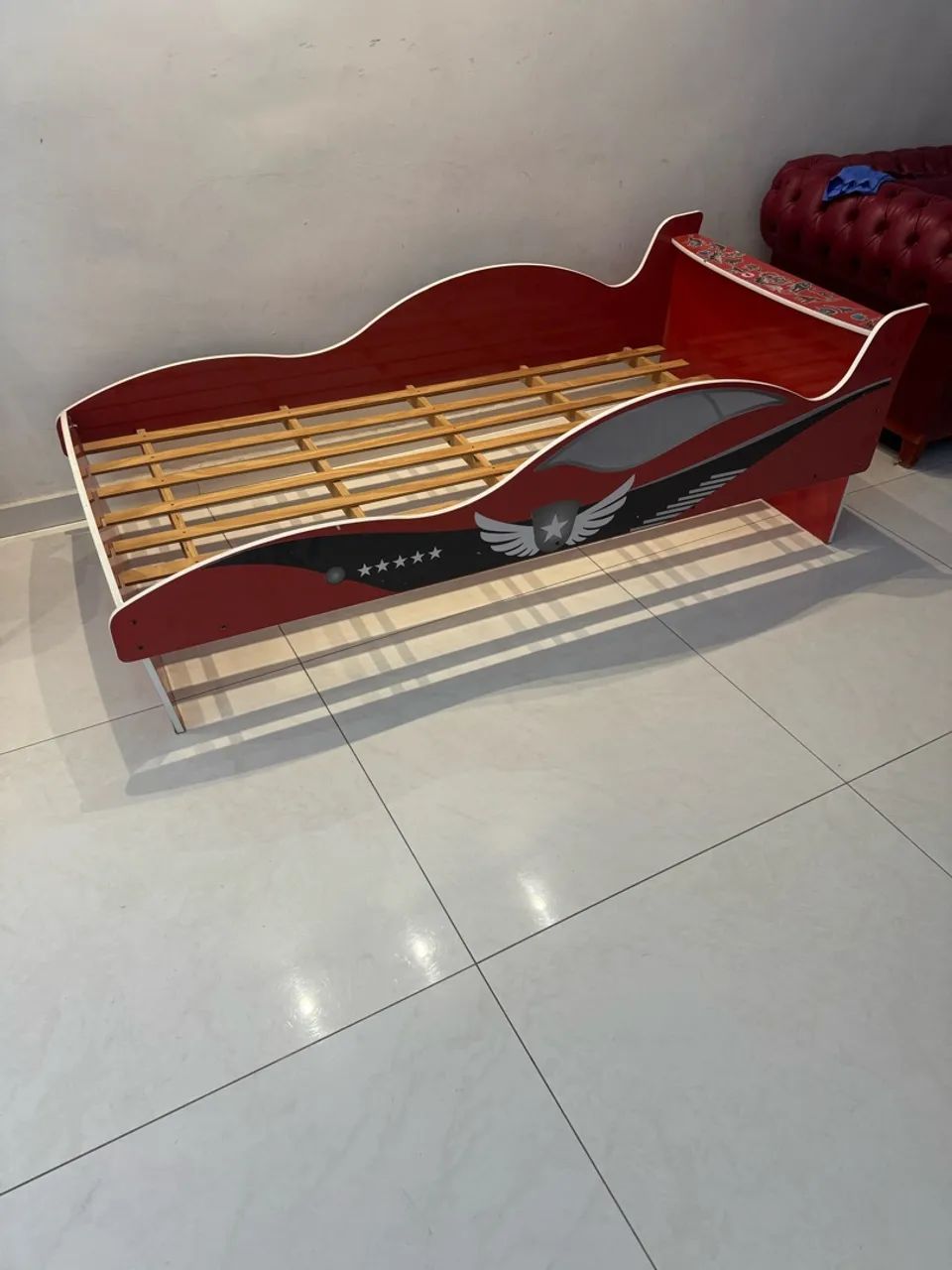 Cama solteiro com auxiliar  - Foto 2