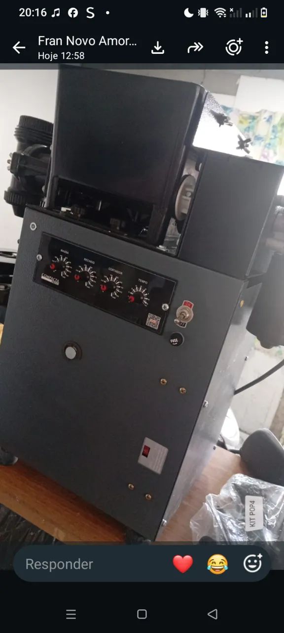 Máquina de salgado nova 