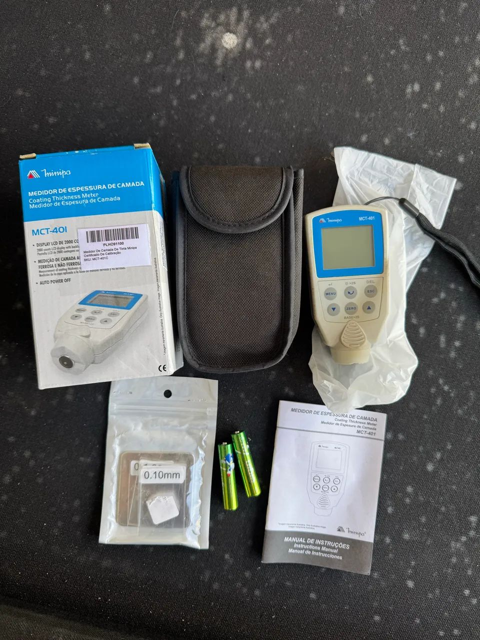 Medidor De Espessura De Camada Mct-401 Minipa