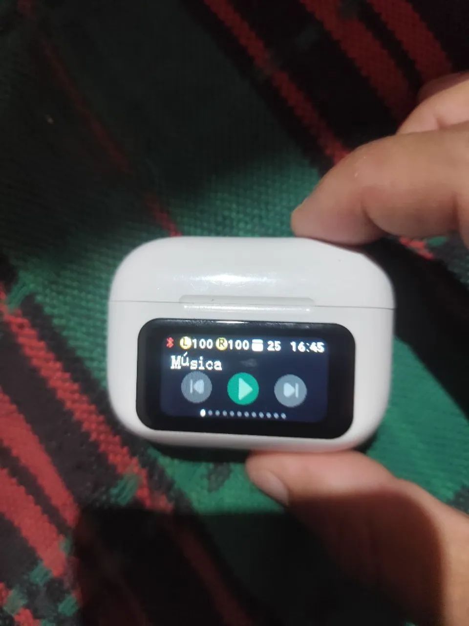 Fone de ouvido via-bluetooth 