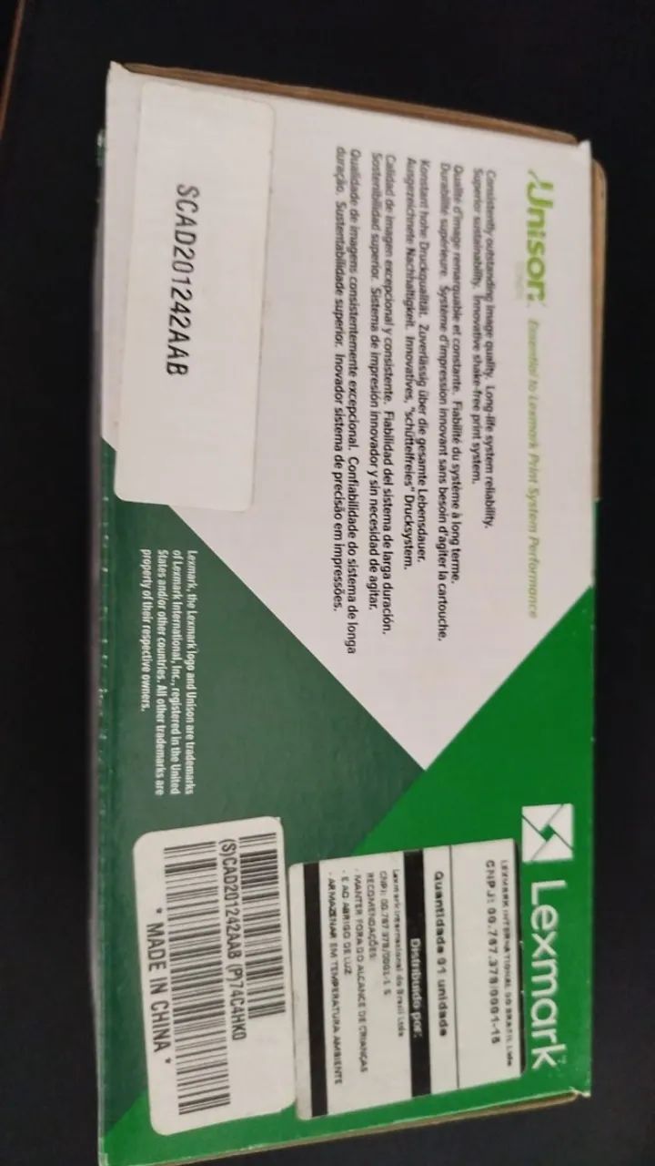 Toner Lexmark Original 74C4HK0 Preto Lacrado CS720 CS725 CX725 - Foto 2
