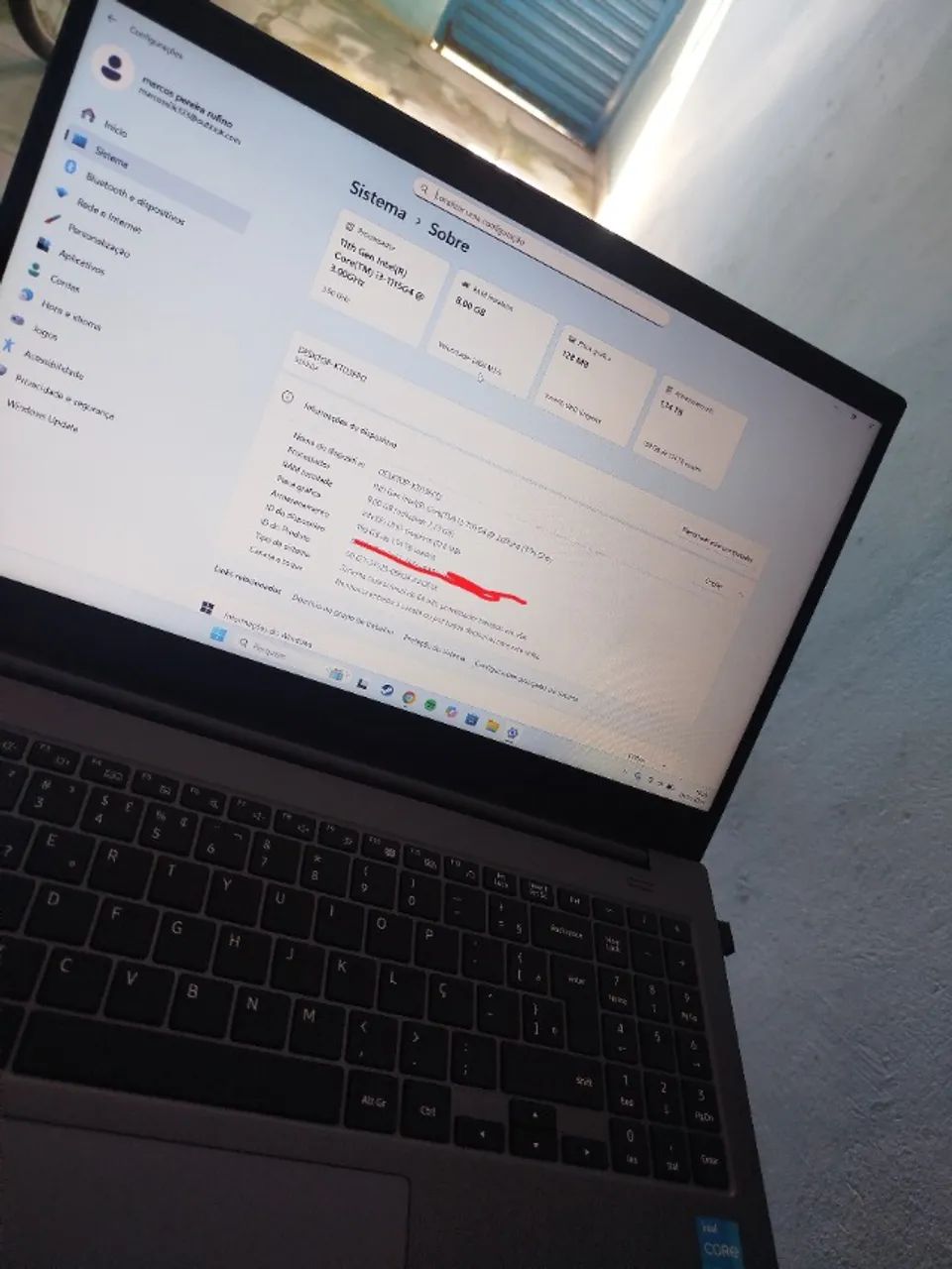 Notebook Samsung NP550 - Intel Core i3-1115G4  11GER - Foto 5
